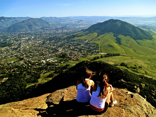 View of SLO from the top of one our hiking trails